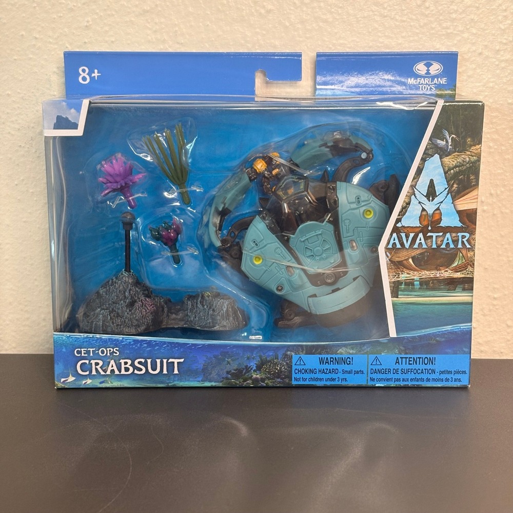 McFarlane Toys Avatar Crabsuit RDA Driver OS Teal NIB World of Pandora Figure